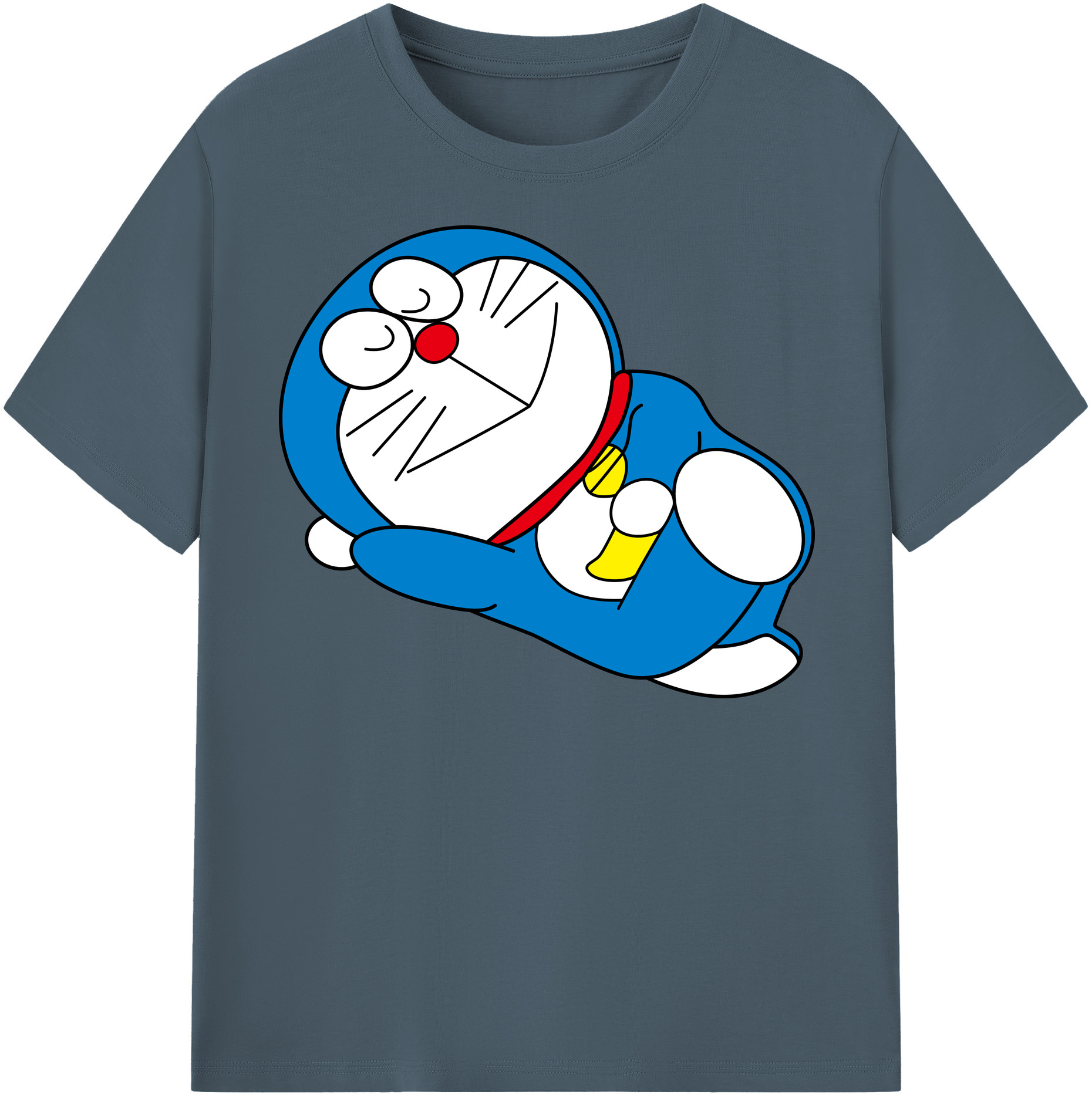 （画像用） ドラえもん Doraemon 綿100％半袖Tシャツ（フロントプリント）
